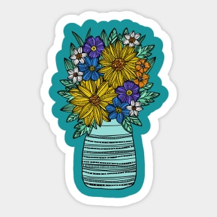 Sunflower Bouquet Sticker